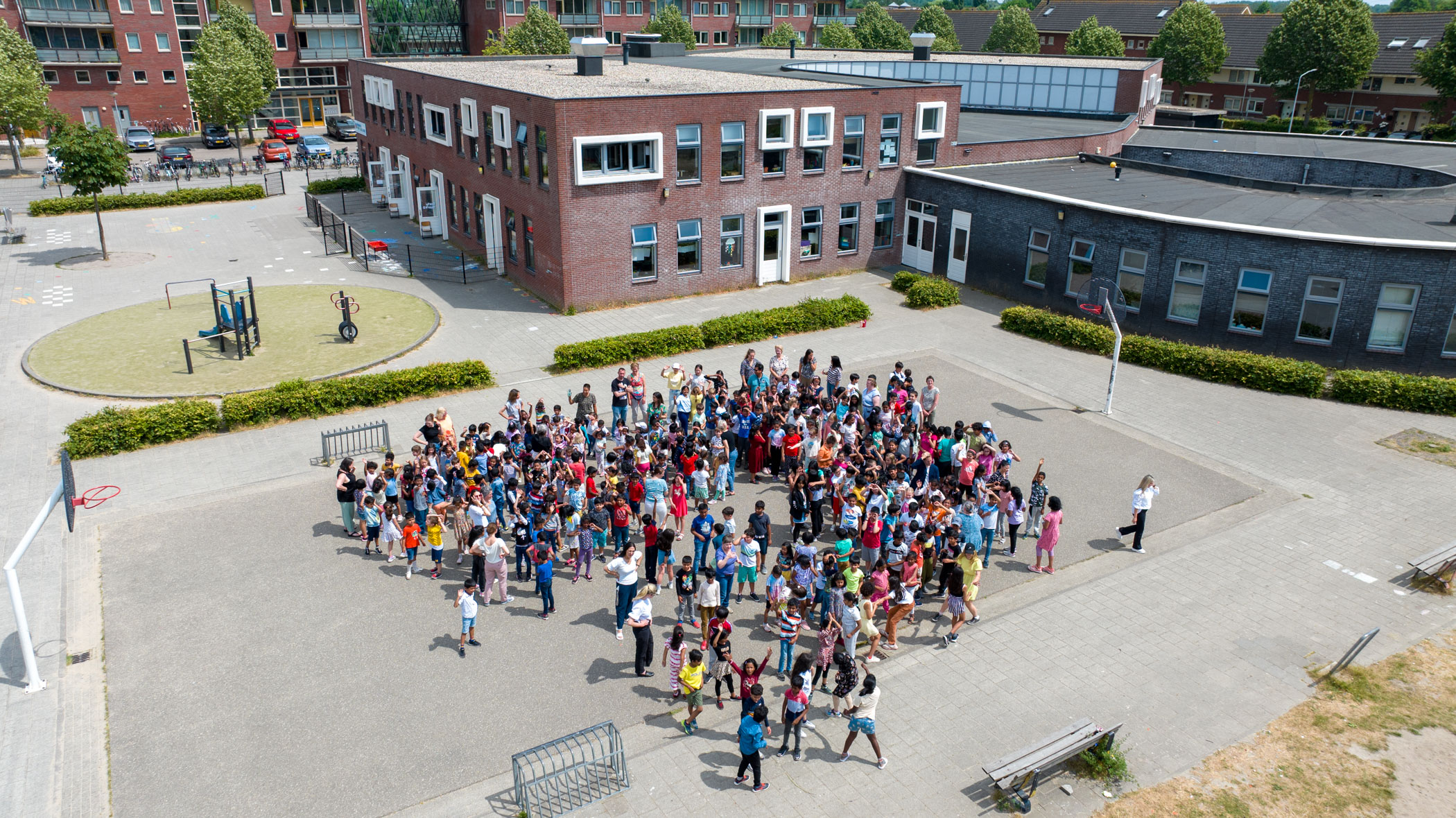 Luchtfoto evenement locatie